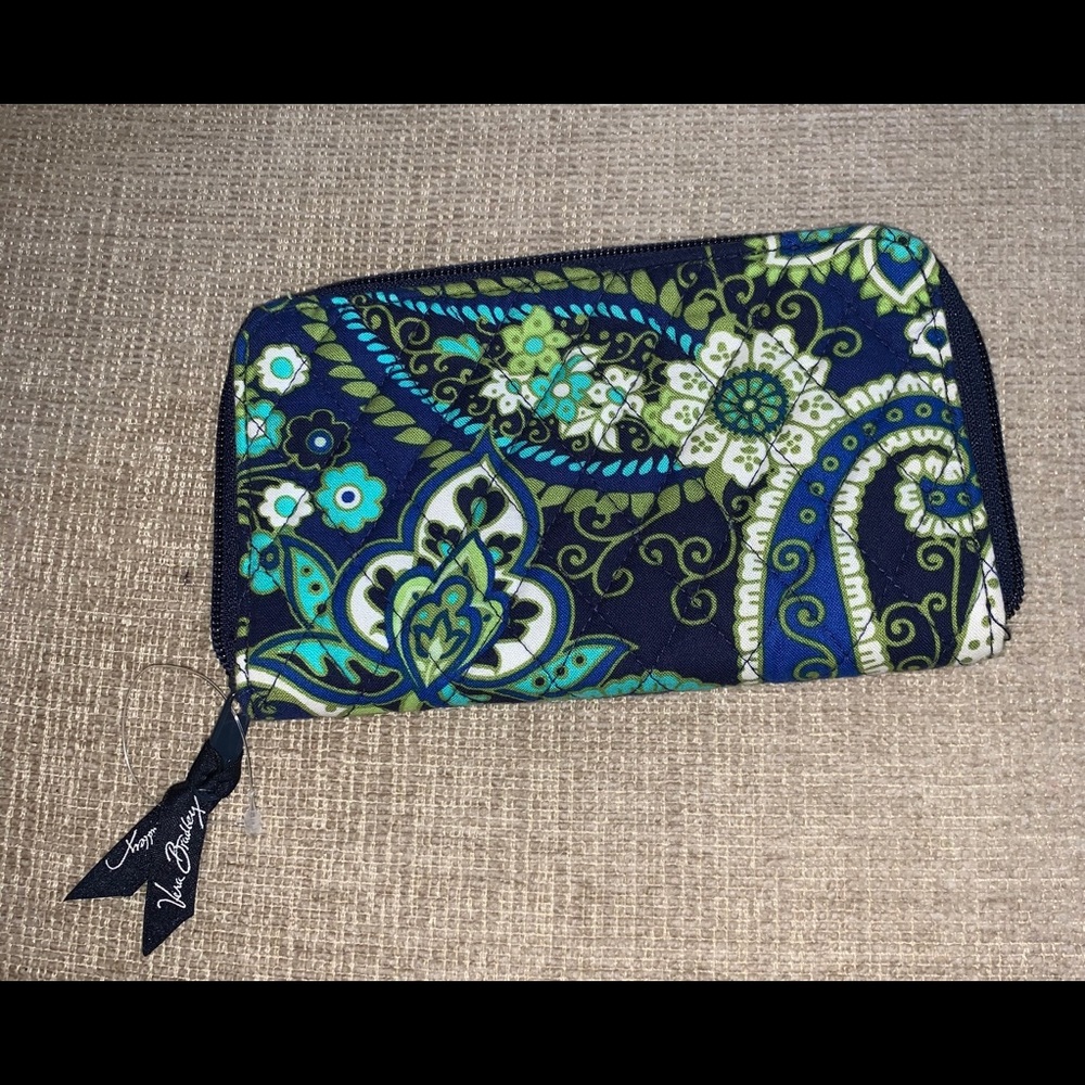 Vera Bradley Rhythm & Blues Wristlet Wallet